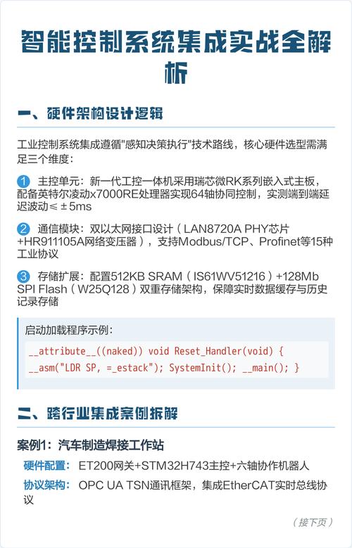 智能控制系统集成实战全解析